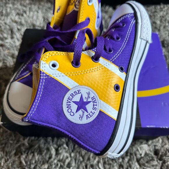 Converse Chuck Taylor All-Star 70’s Hi LA LAKERS size 1 - Picture 2 of 6